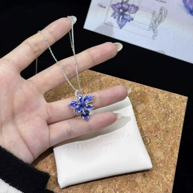 春日梦幻温柔风蝴蝶猫眼石耳环2024年爆款精致立体双层耳饰品珍珠